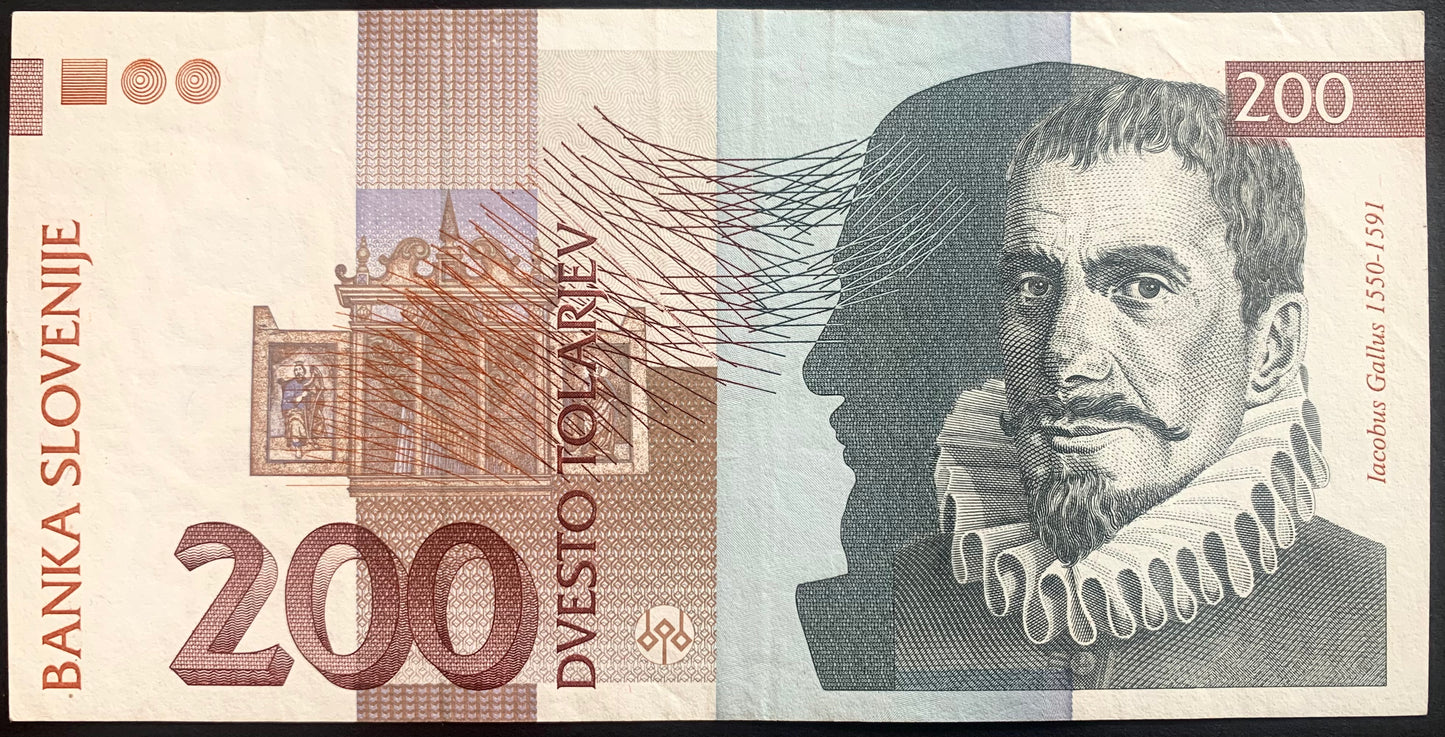 Slovenia 200 Tolarjev 1992 P-15a VF