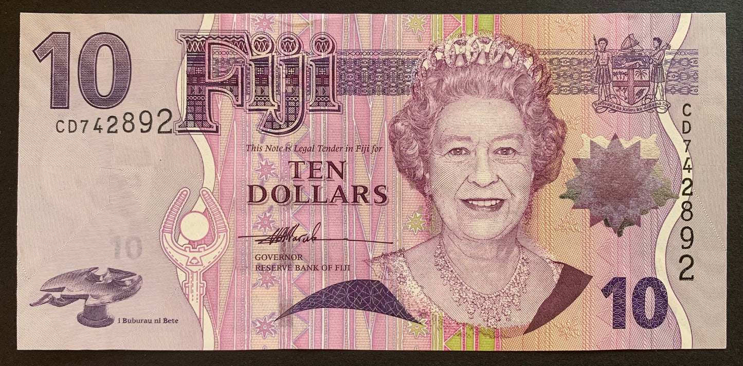 Fiji 10 Dollars ND (2007) UNC P-111