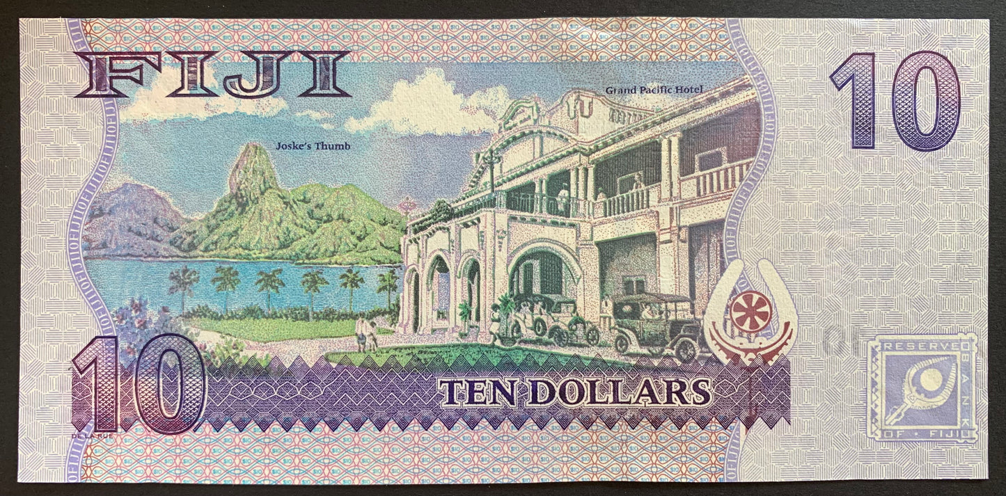 Fiji 10 Dollars ND (2007) UNC P-111