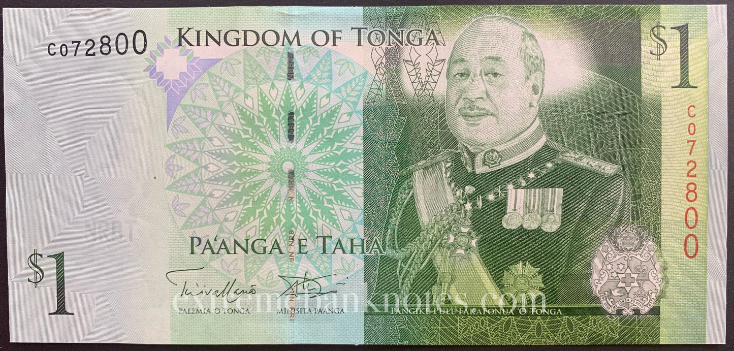 Tonga 1 Pa'anga 2009 P-37 UNC