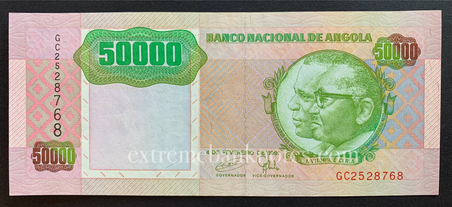 Angola 50 000 Kwanzas 1991 P-26 UNC