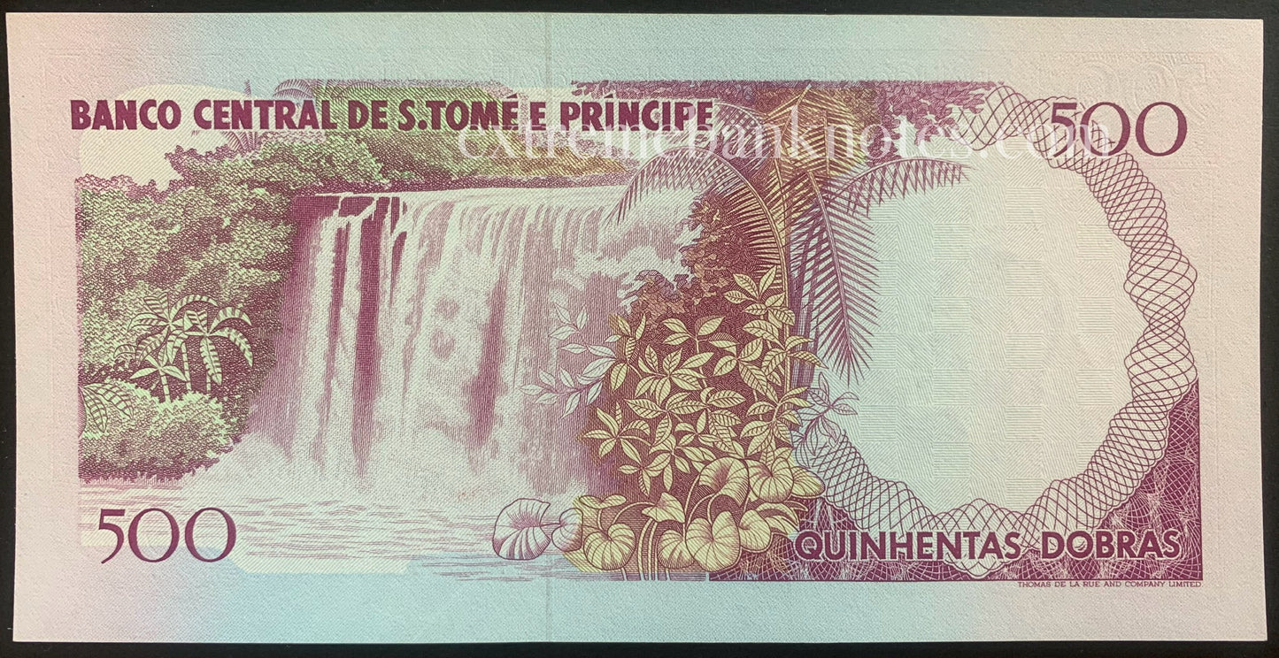 São Tomé e Príncipe 500 Dobras 1993 P-63 UNC prefix AA