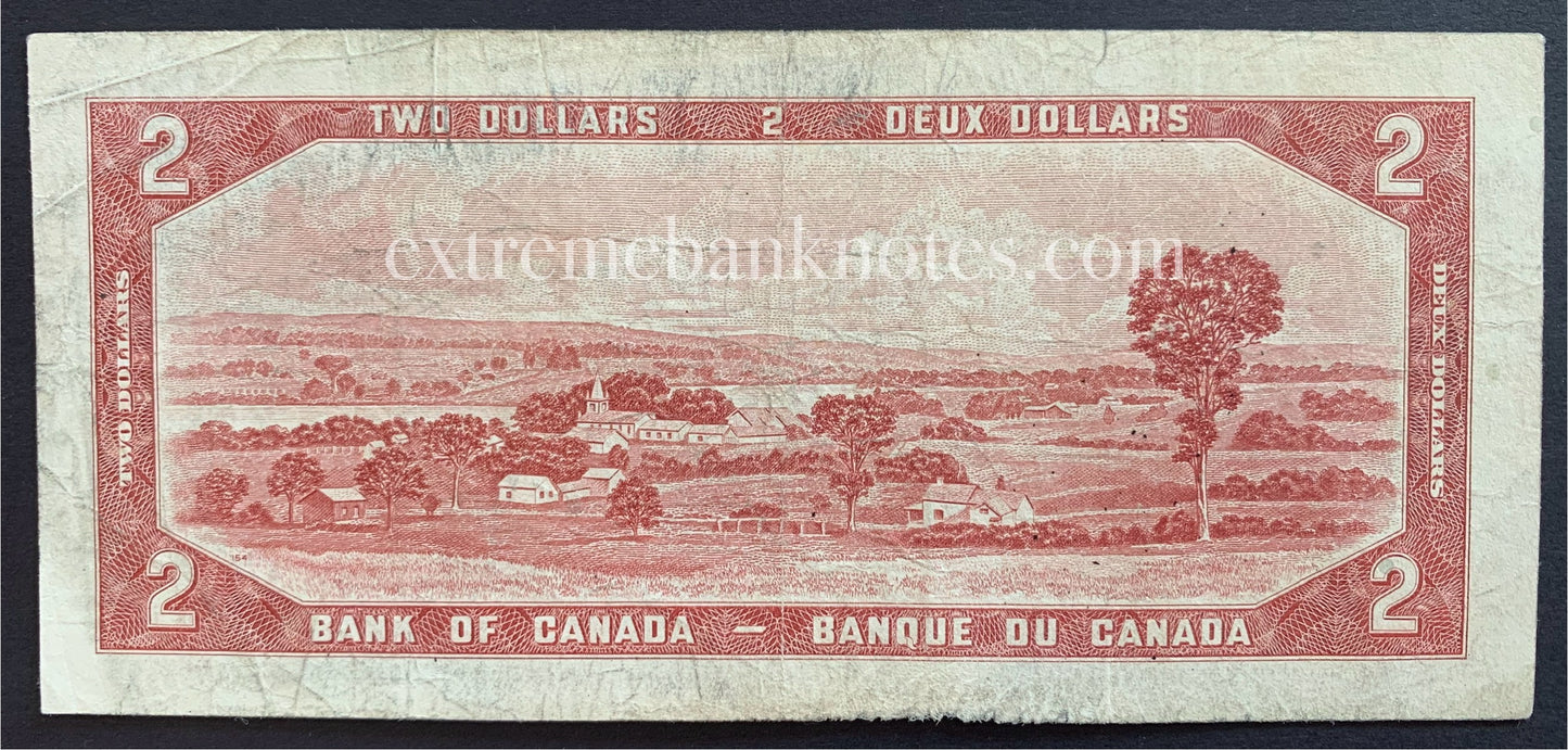 Canada 2 Dollars 1954 (1972-73) P-76c VF