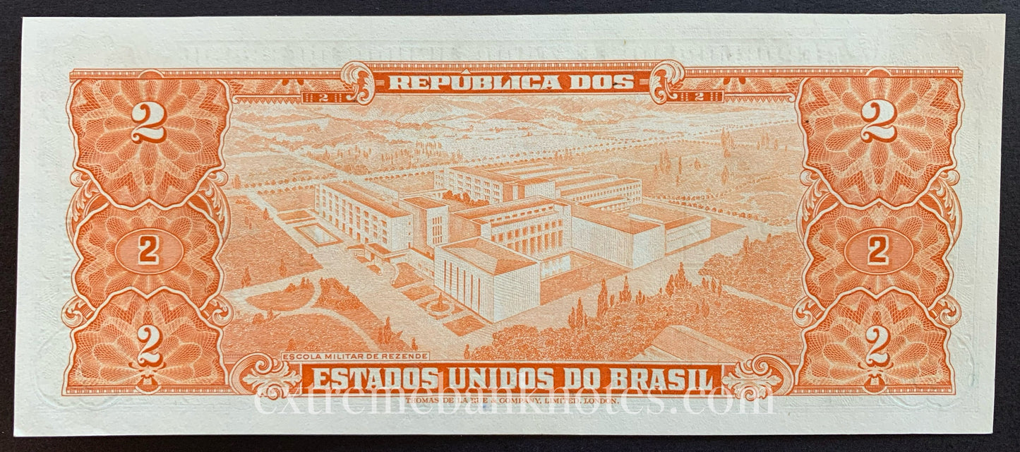 Brazil 2 Cruzeiros ND (1955) P-157 UNC