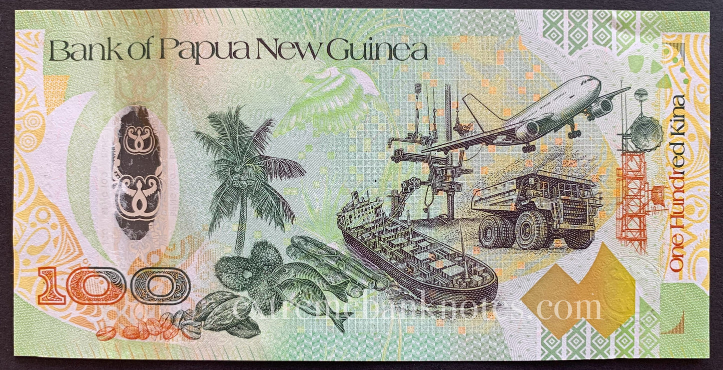 Papua New Guinea 100 Kina 2008 P-37 UNC