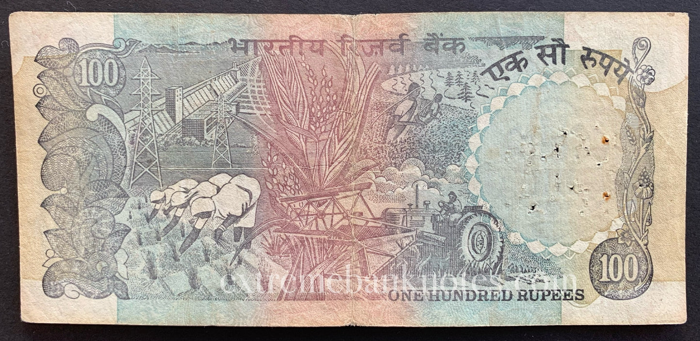 India 100 Rupees ND (1990-1992) P-86d G
