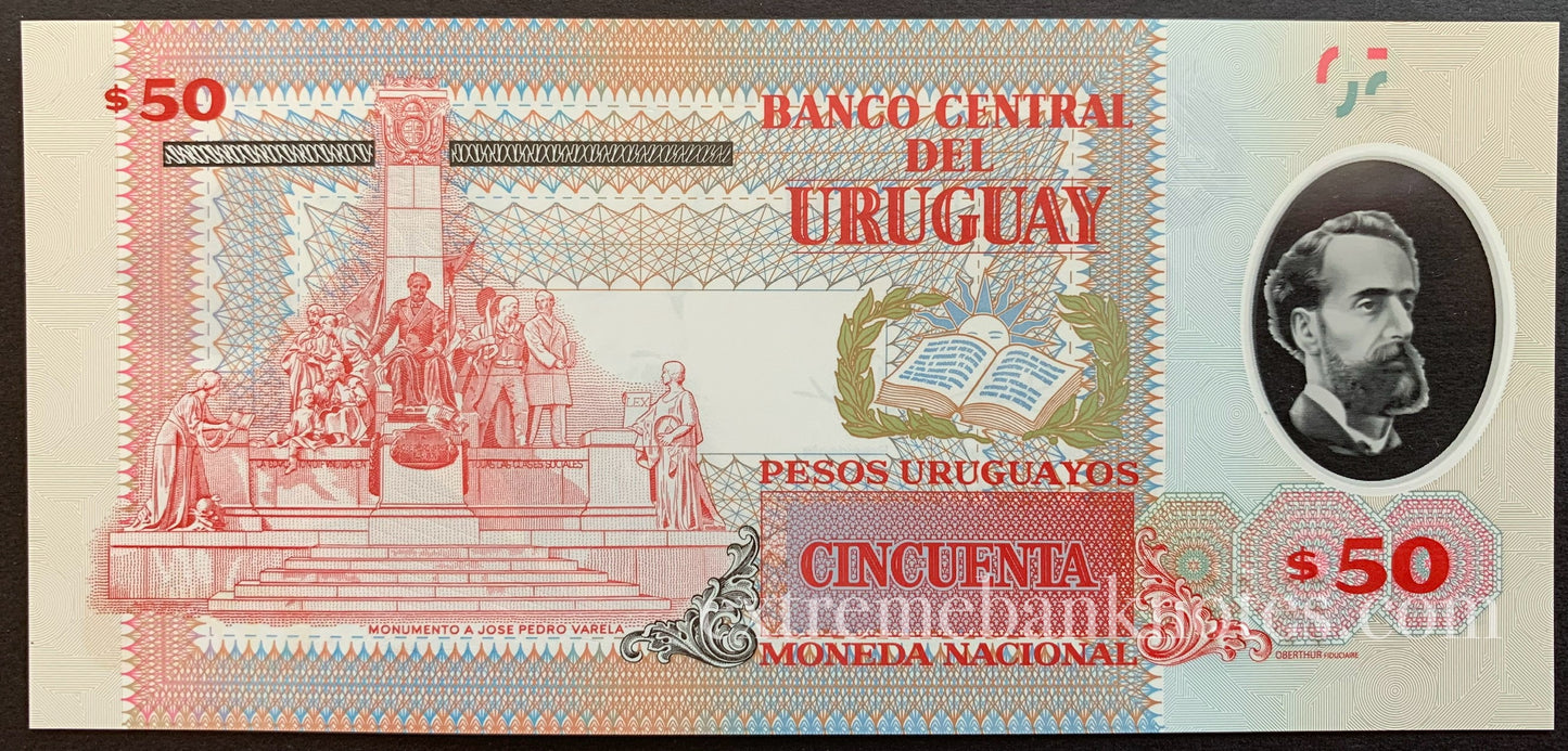 Uruguay 50 Pesos Uruguayos 2020 P-102 UNC