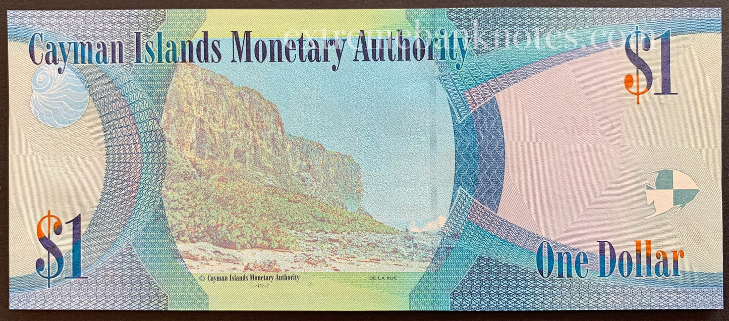 Cayman Islands 1 Dollar 2010 P-38b UNC