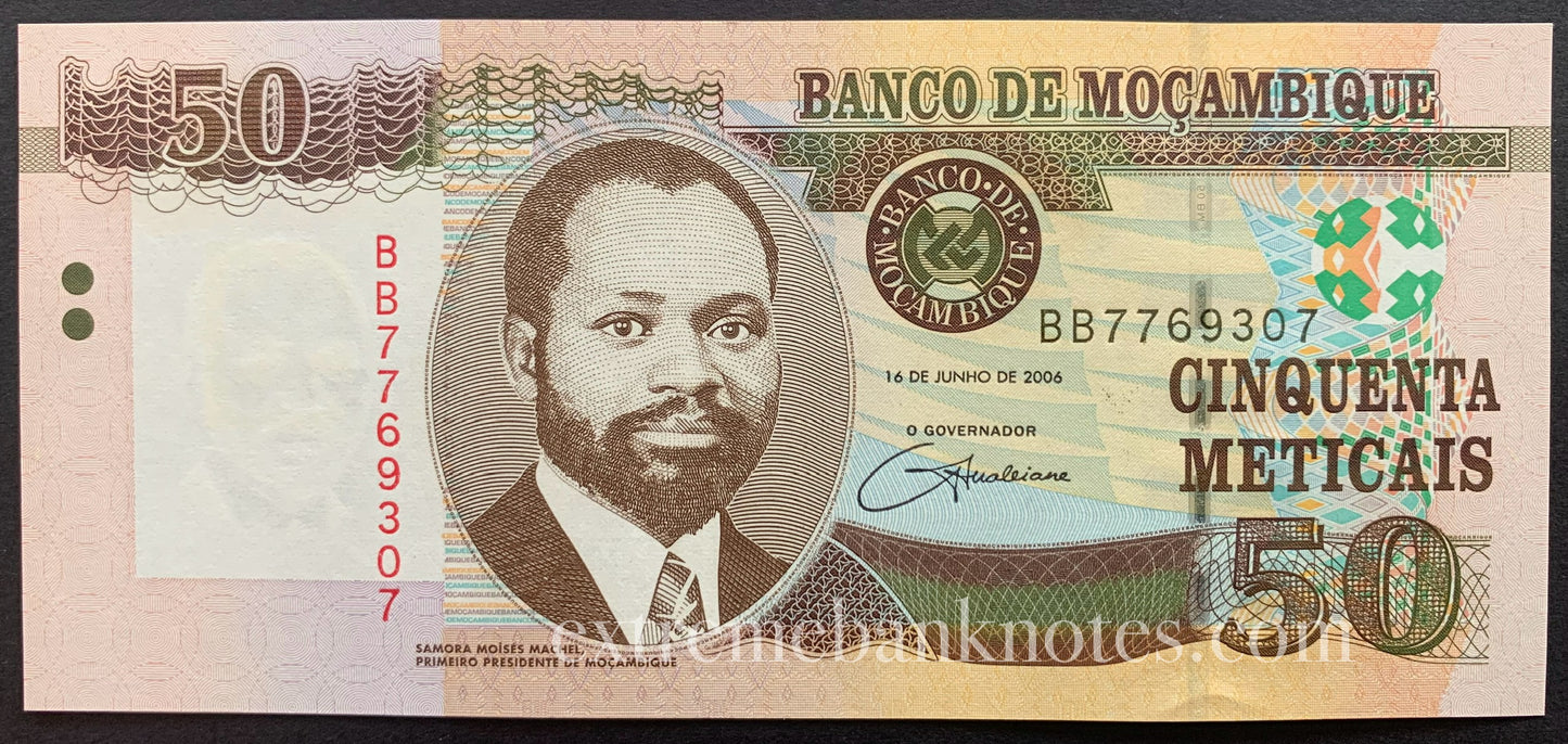 Mozambique 50 Meticais 2006 P-144 UNC