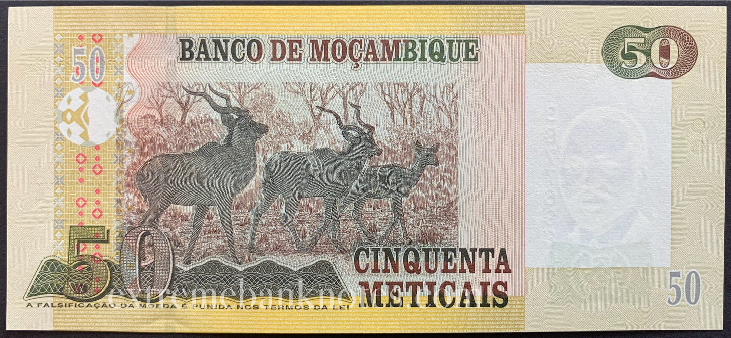 Mozambique 50 Meticais 2006 P-144 UNC