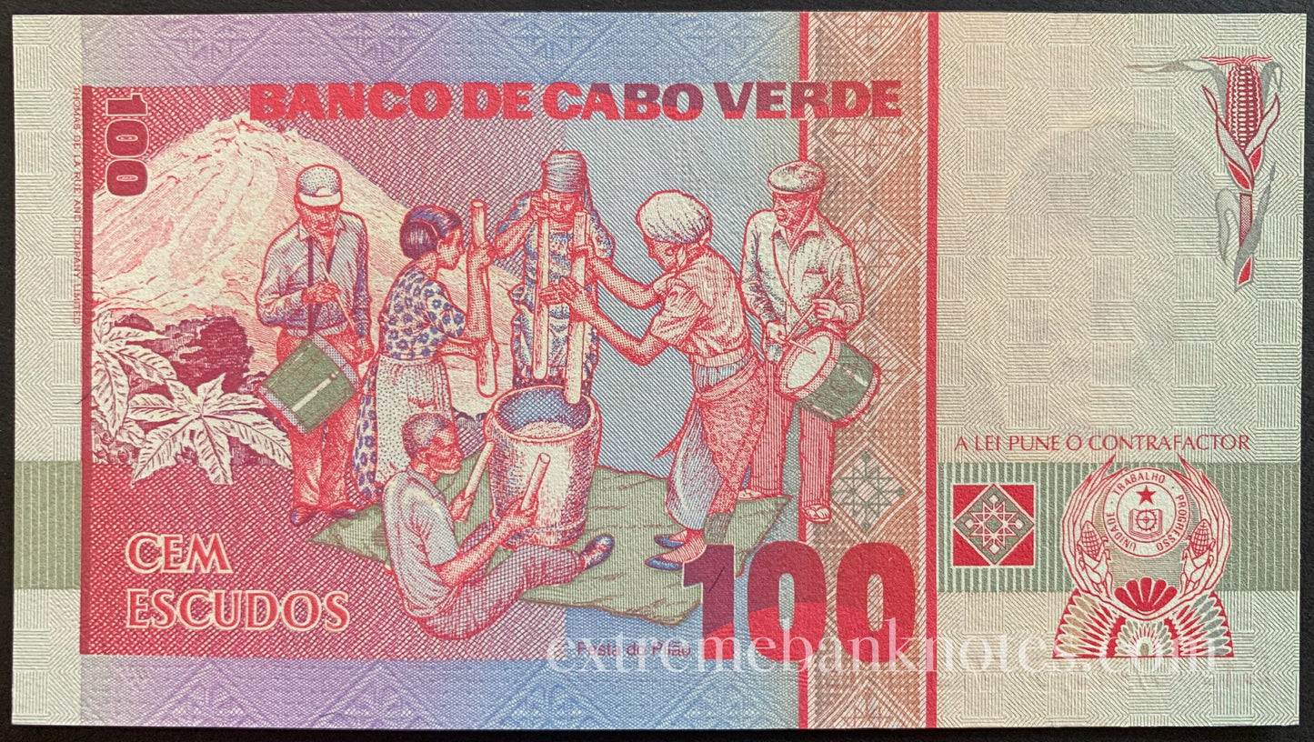 Cape Verde 100 Escudos 1989 P-57 UNC