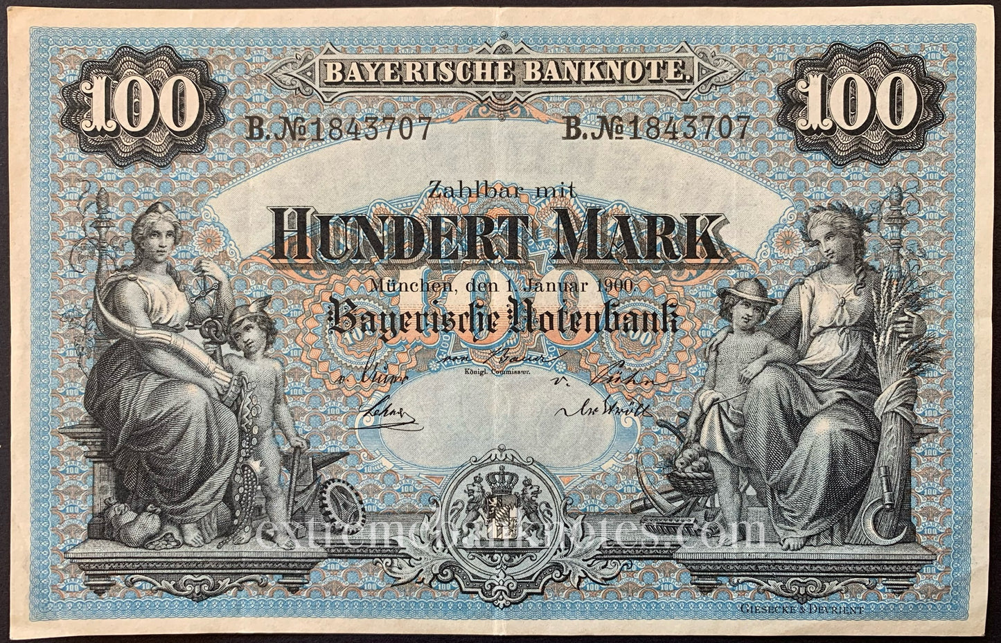Germany 100 Mark 1900 P-S922 VF