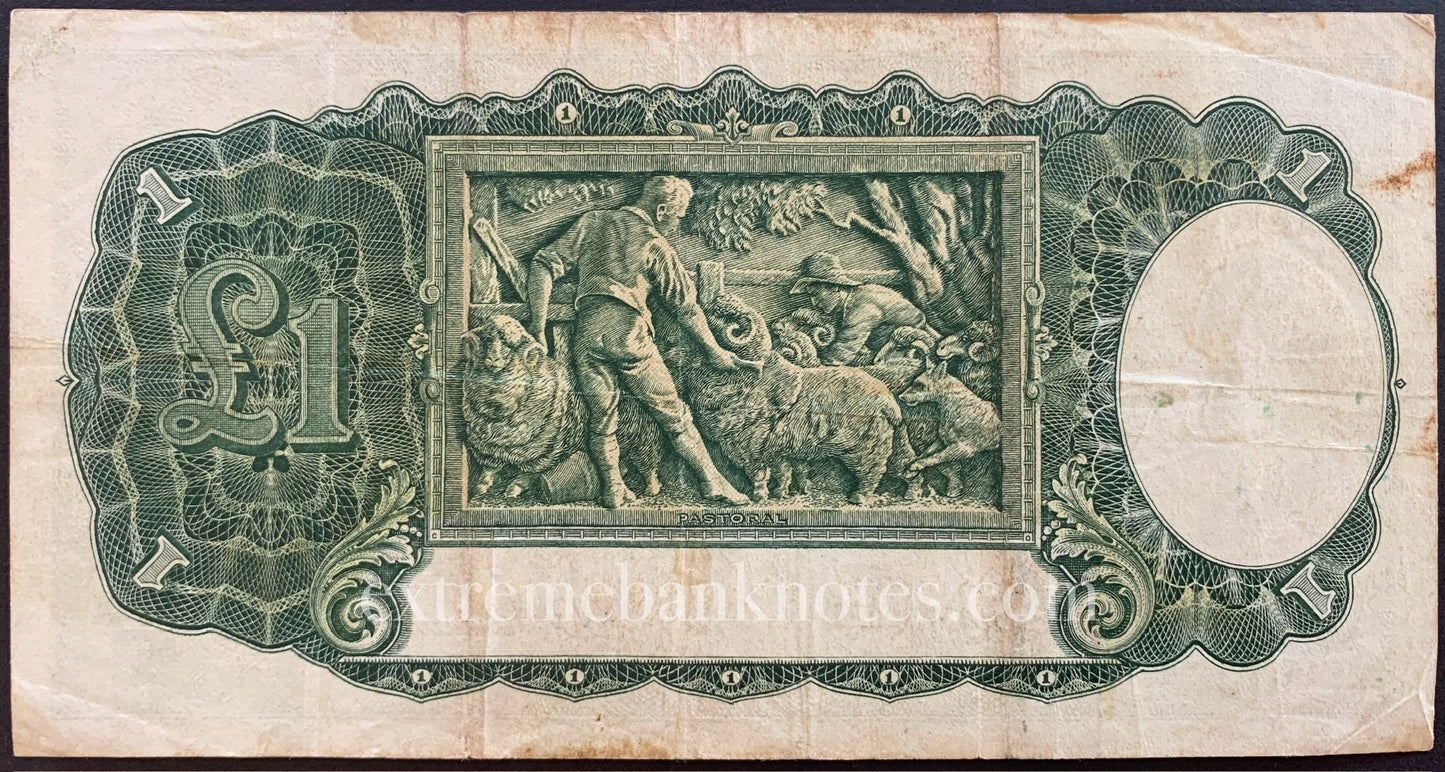 Australia 1 Pound ND (1941-1948) P-26 VF
