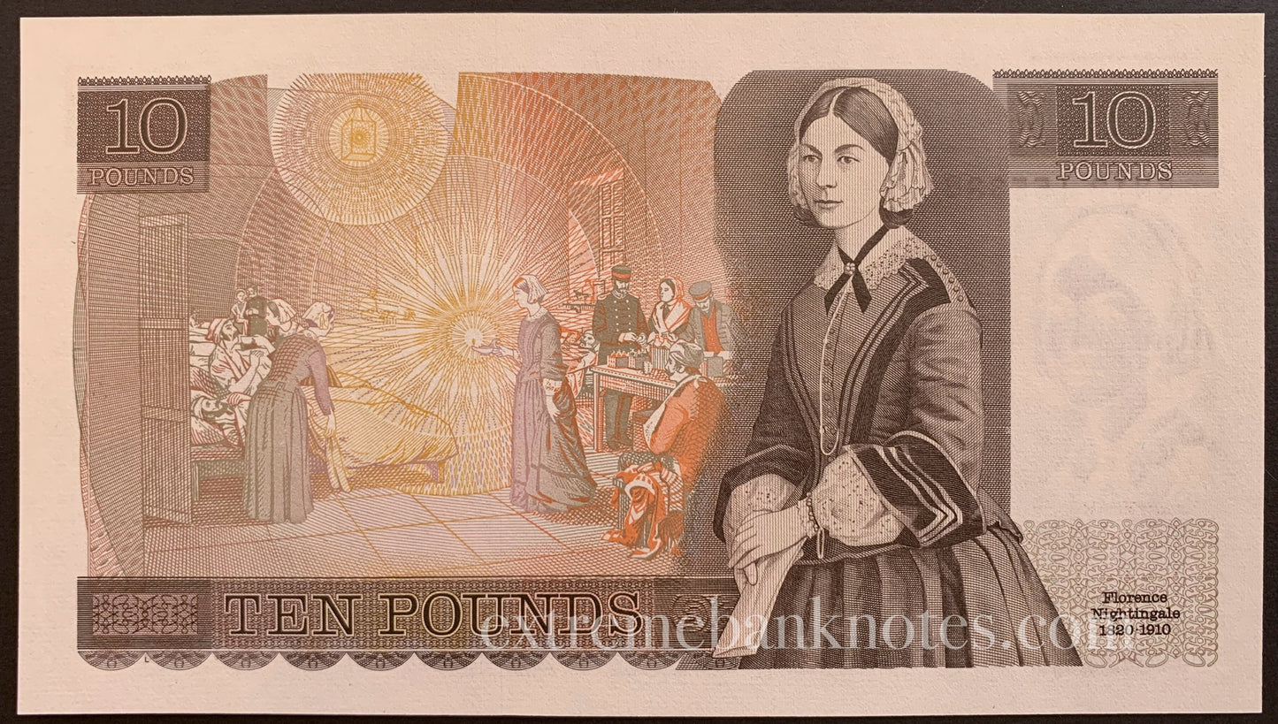 England 10 Pounds ND (1984-1986) P-379c UNC