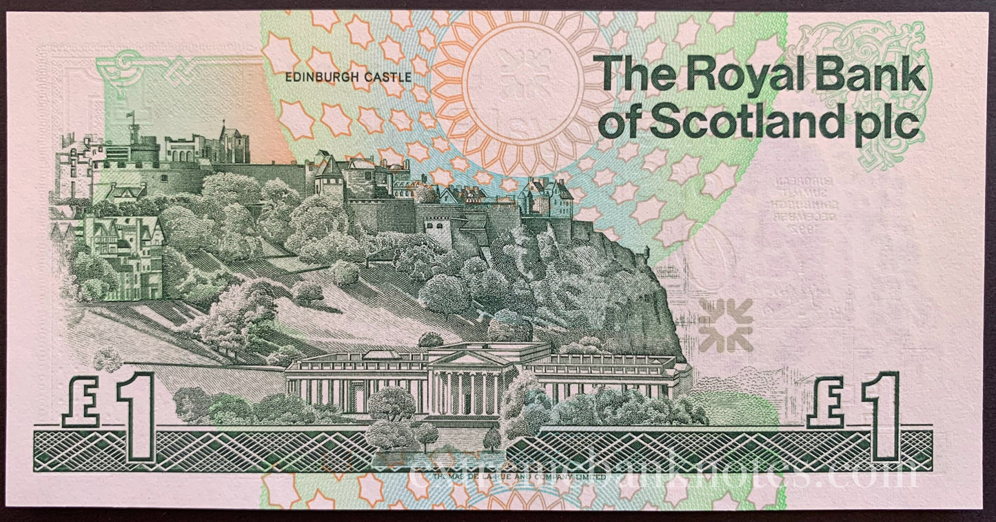 Scotland 1 Pound Sterling 1992 P-356 UNC