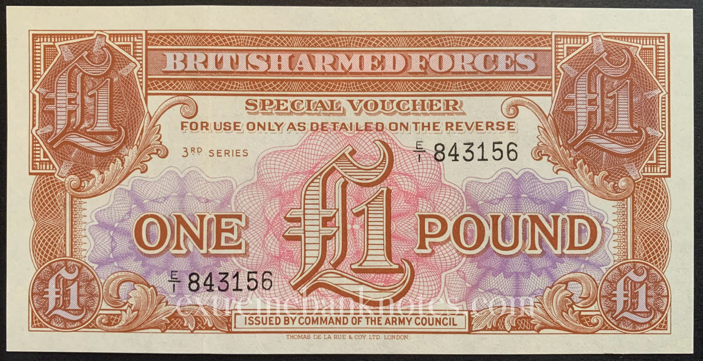 British Armed Forces 1 Pound Set