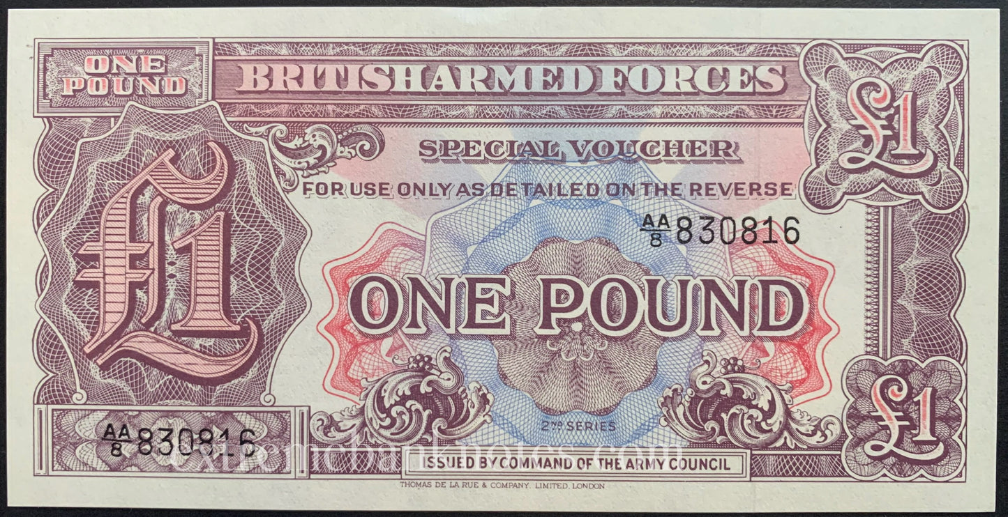 British Armed Forces 1 Pound Set