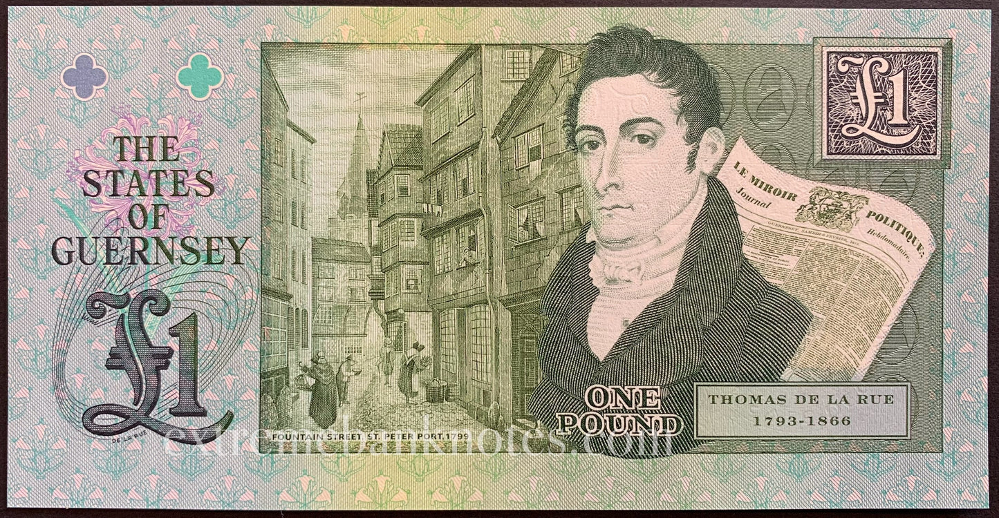 Guernsey 1 Pound 2013 P-62 UNC