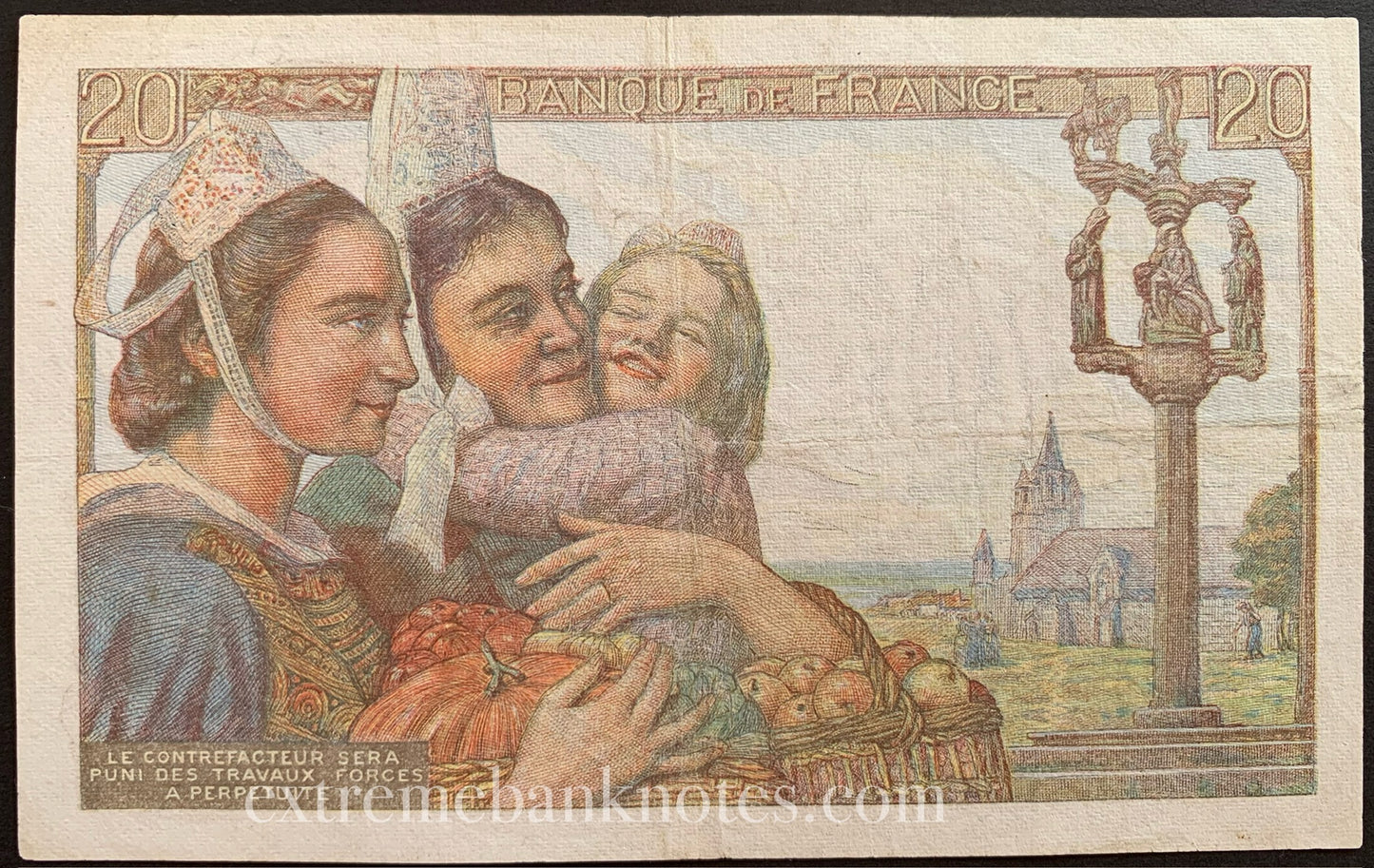 France 20 Francs 1943 P-100a VF