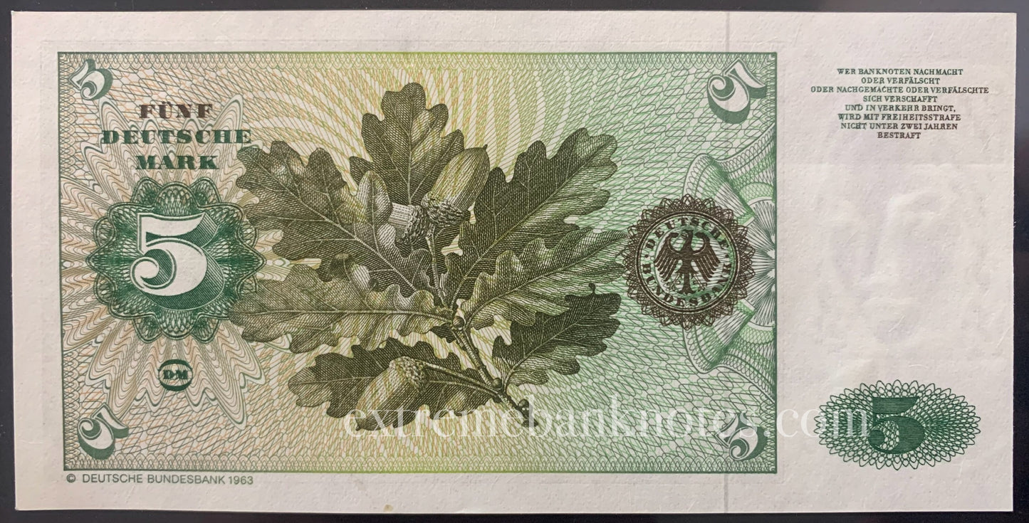 Germany 5 Mark 1980 P-30b UNC