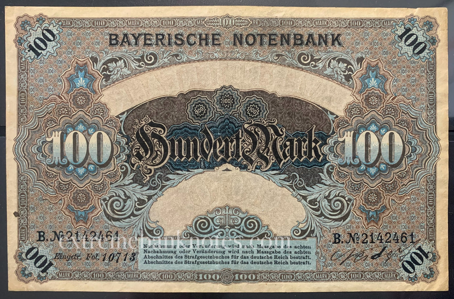 Germany 100 Mark 1900 P-S922 VF