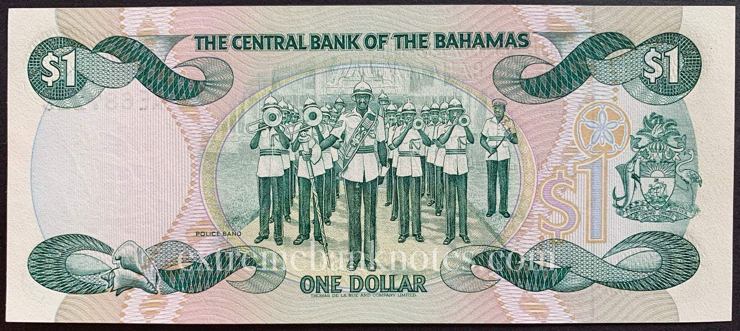 Bahamas 1 Dollar ND (1984) P-43b UNC