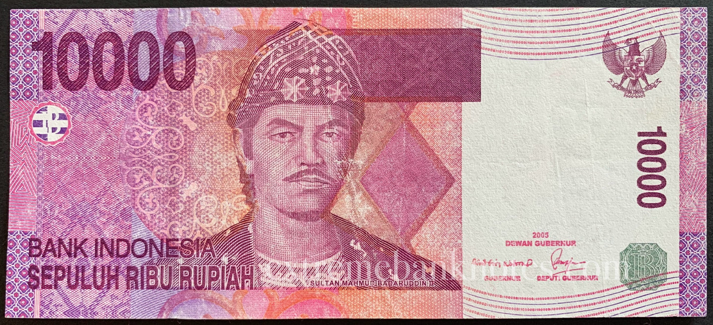 Indonesia 10 000 Rupiah 2005 P-143a VF
