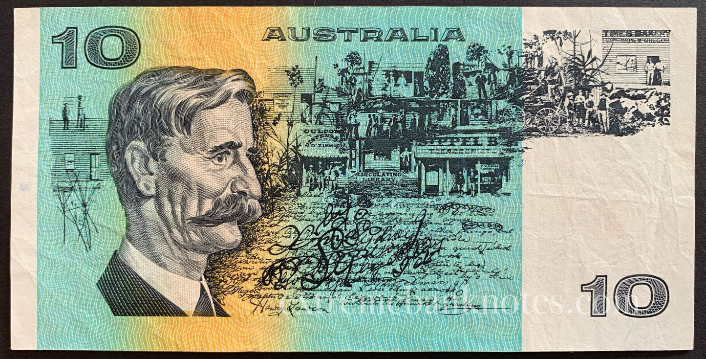 Australia 10 Dollars ND (1984-1989) P-45e VF