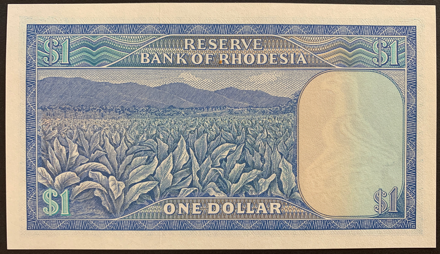 Rhodesia 1 Dollar 1979 P-30c UNC