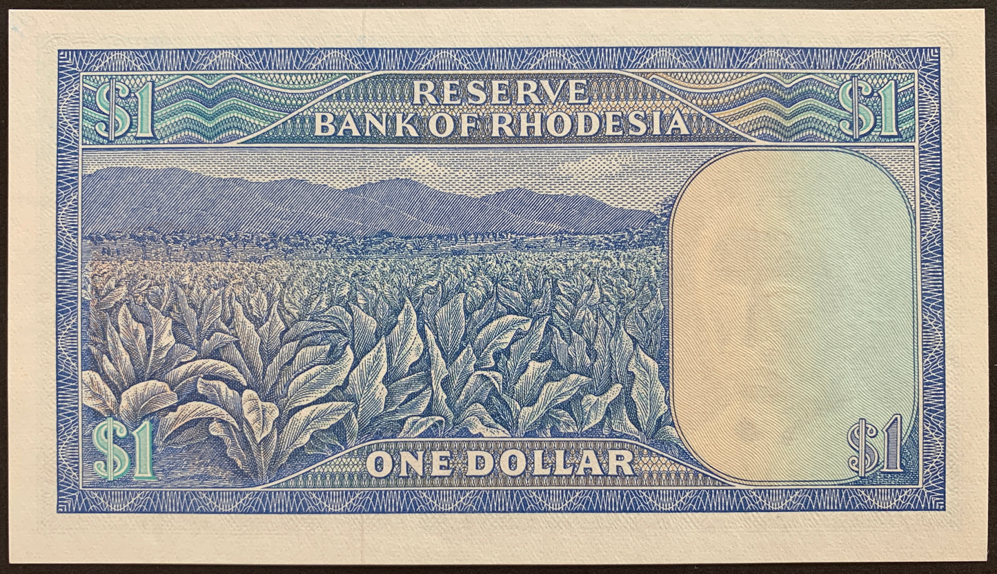Rhodesia 1 Dollar 1978 P-30b UNC