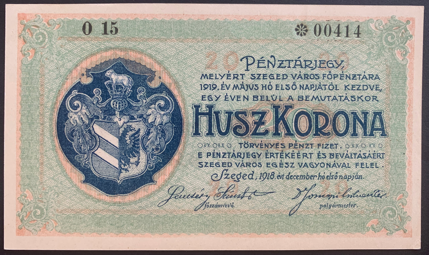 Hungary Korona Local Voucher Set (Szeged)