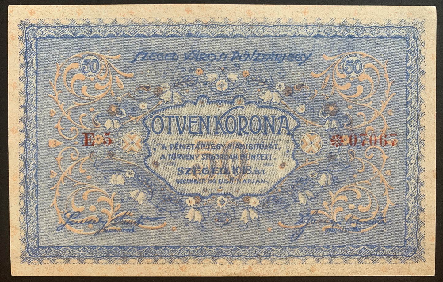 Hungary Korona Local Voucher Set (Szeged)