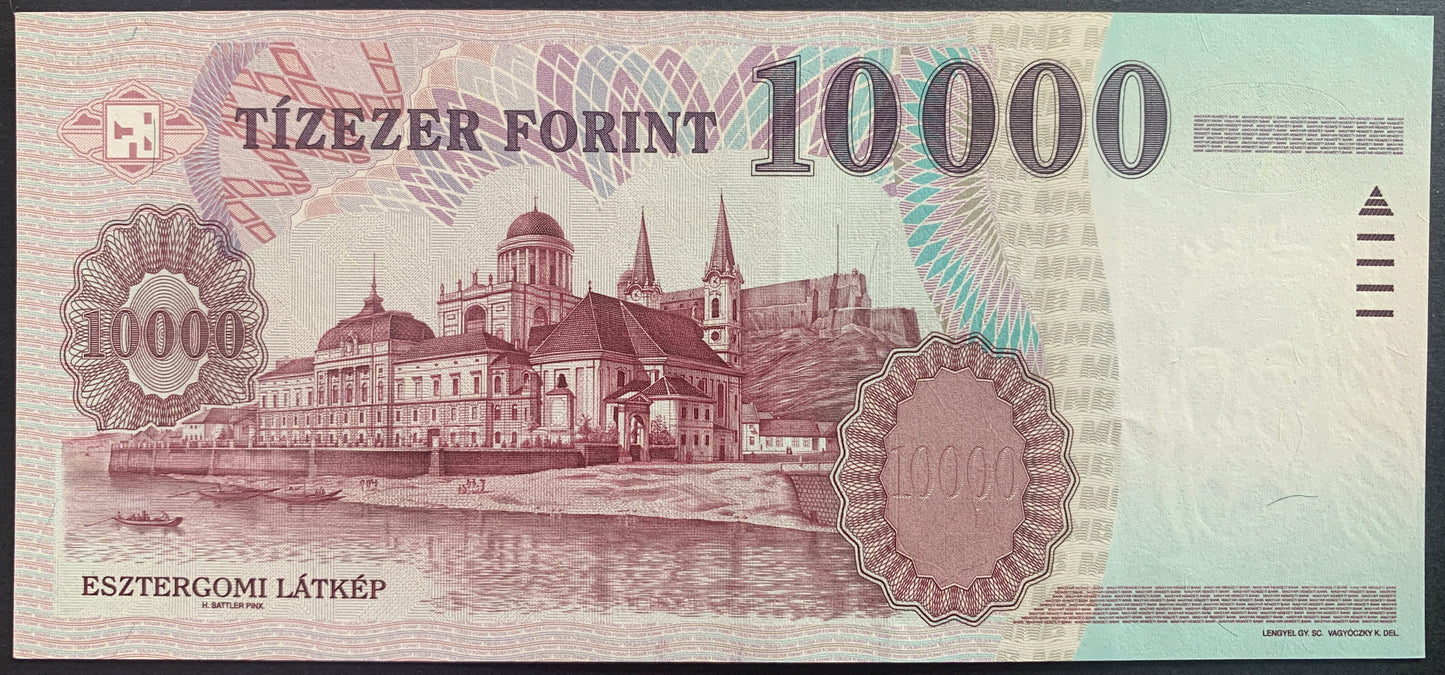 Hungary 10 000 Forint 1997 P-183 AUNC