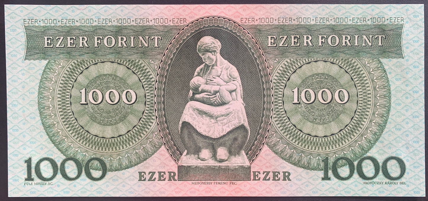 Hungary 1000 Forint 1992 P-176 UNC