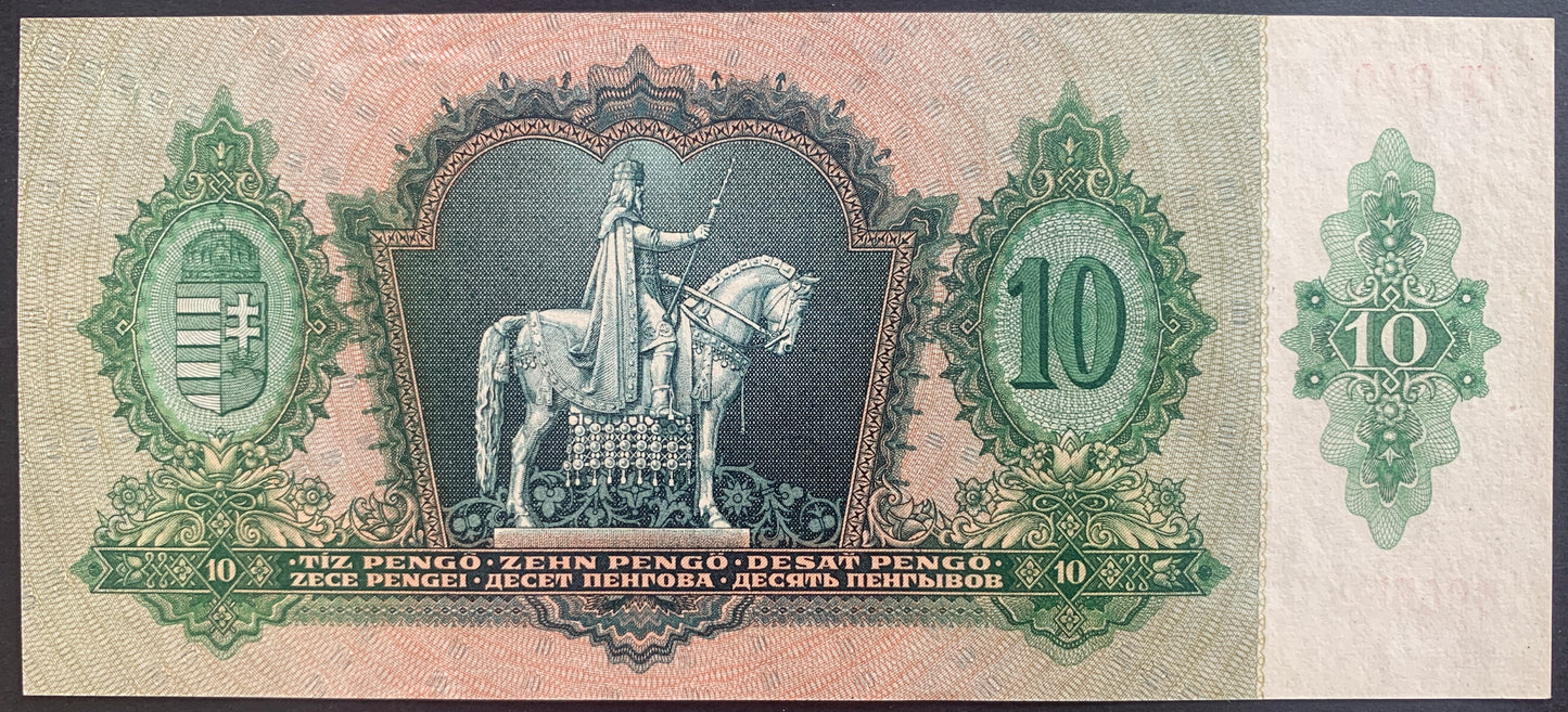 Hungary 10 Pengő 1936 P-100 AUNC
