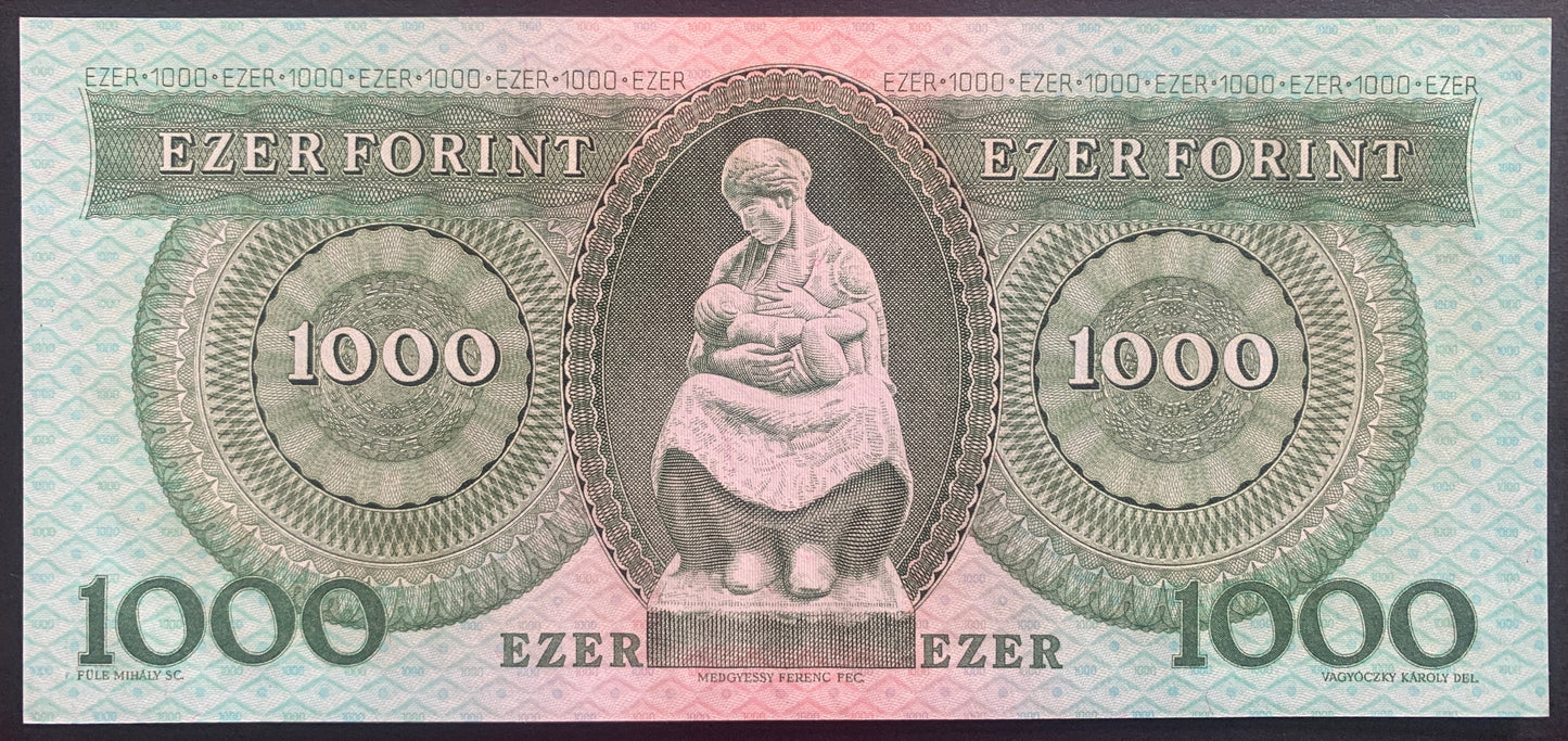 Hungary 1000 Forint 1993 P-176 UNC