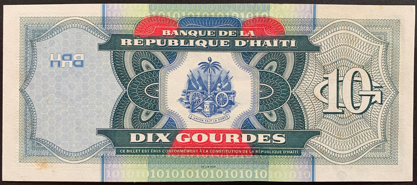 Haiti 10 Gourdes 2000 P-265a UNC