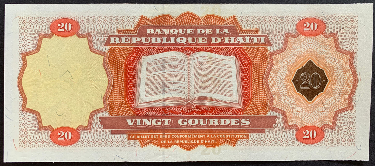 Haiti 20 Gourdes 2001 P-271A UNC