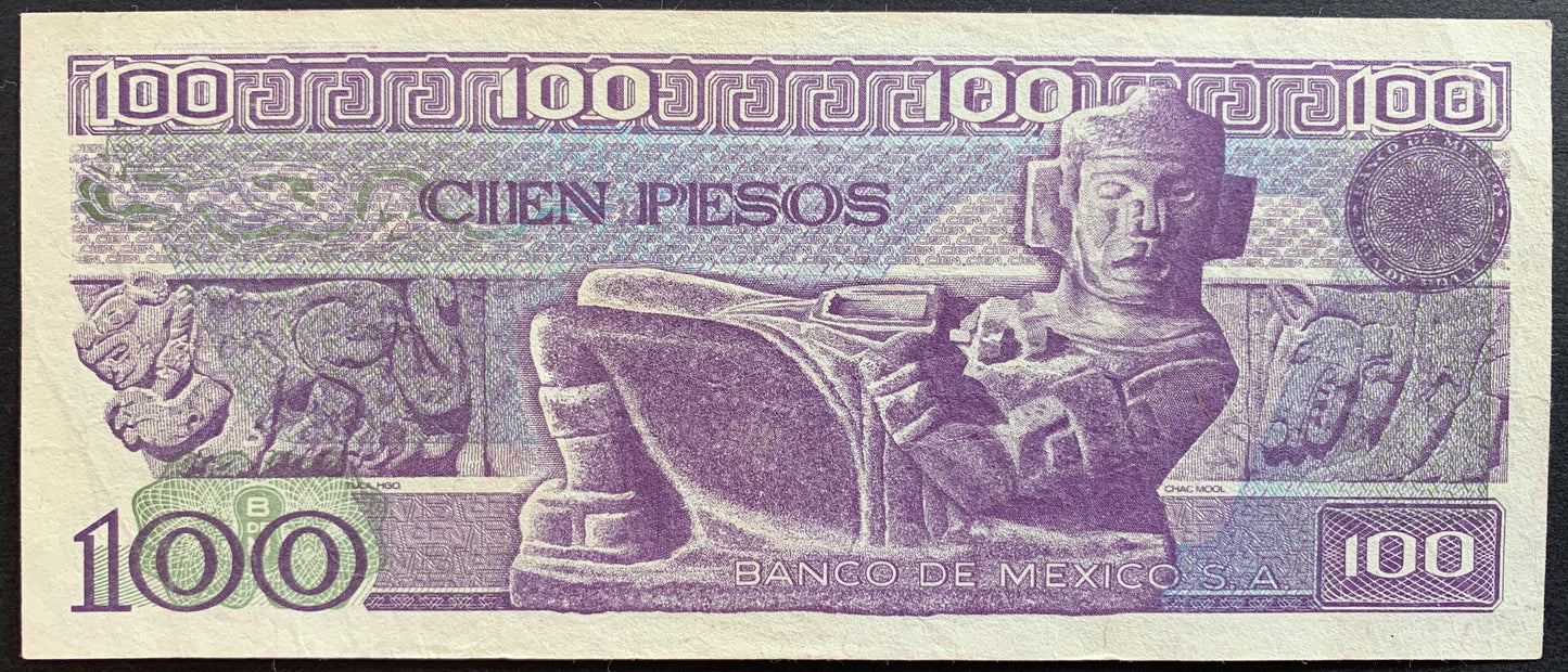 Mexico 100 Pesos 1982 P-74c XF