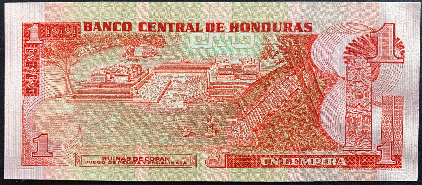 Honduras 1 Lempira 1984 P-68b UNC