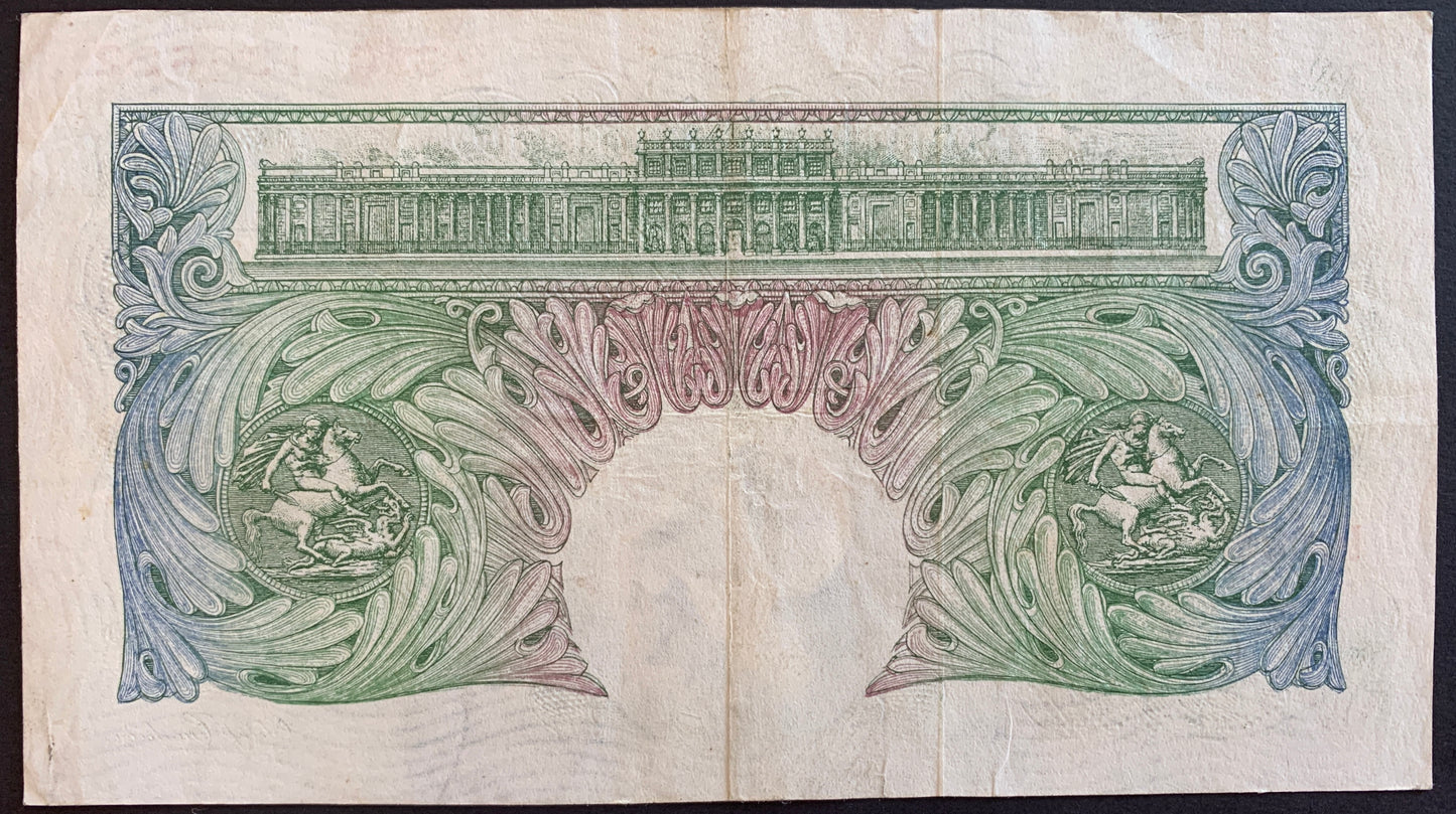 England 1 Pound ND (1949-55) P-369b XF+