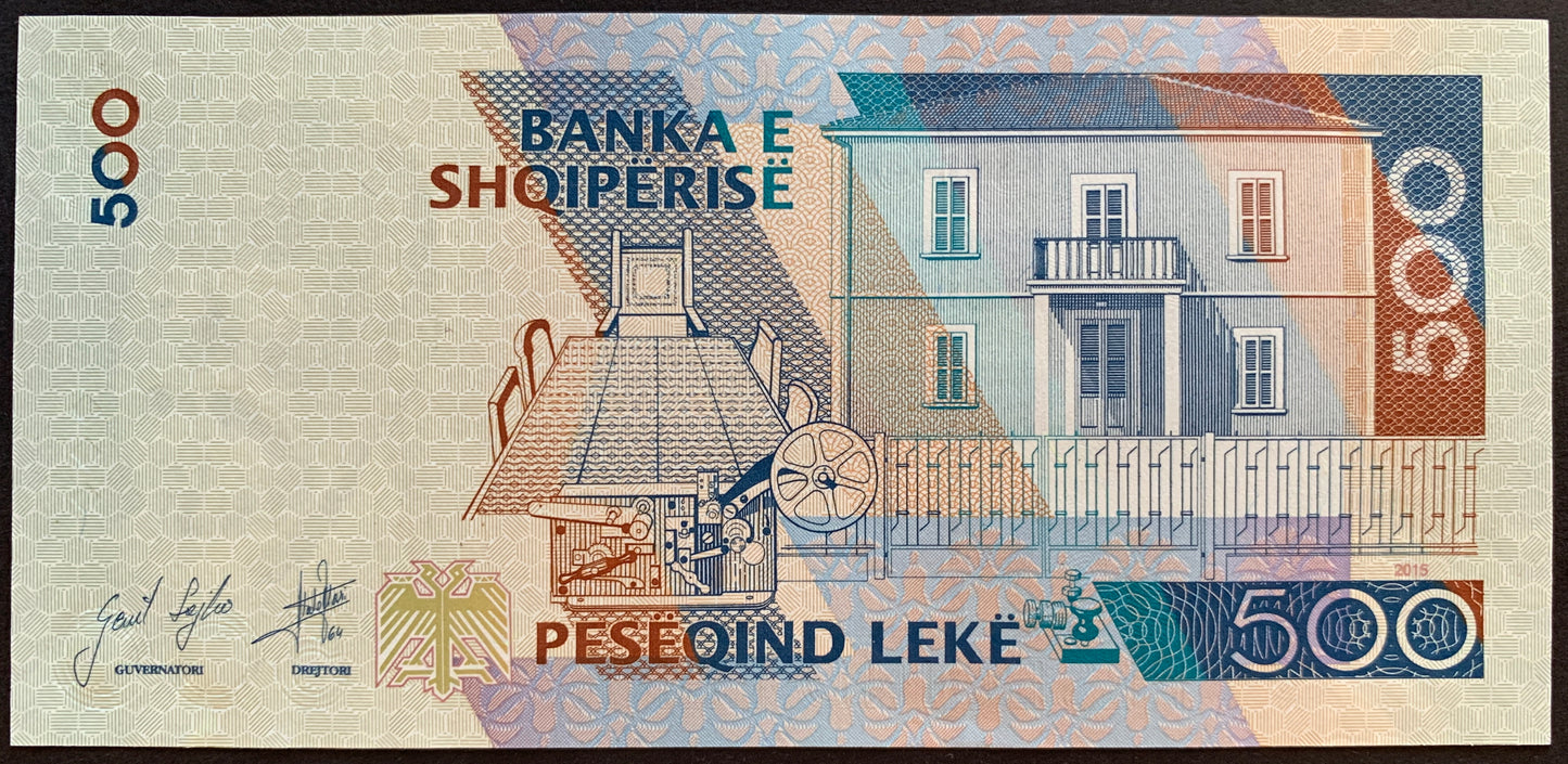 Albania 500 Lekë 2015 P-72b AUNC