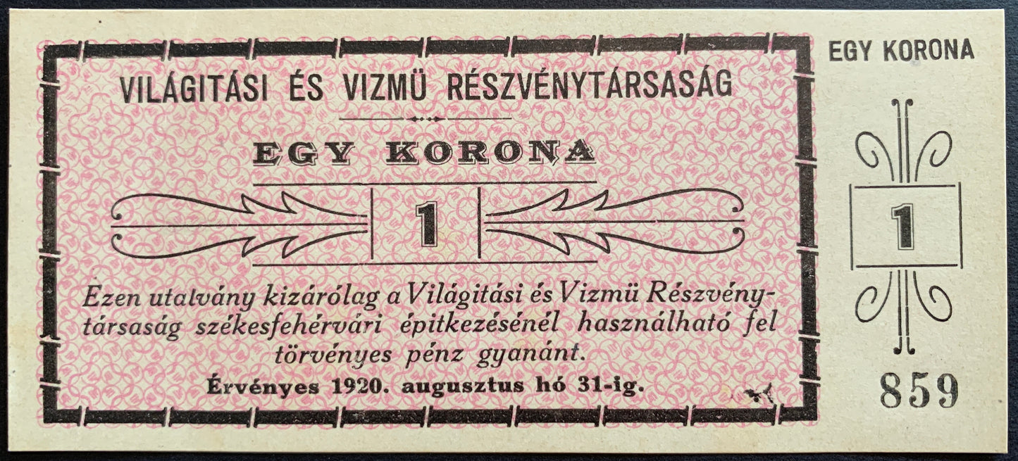 Hungary Local Voucher Set (Székesfehérvár)