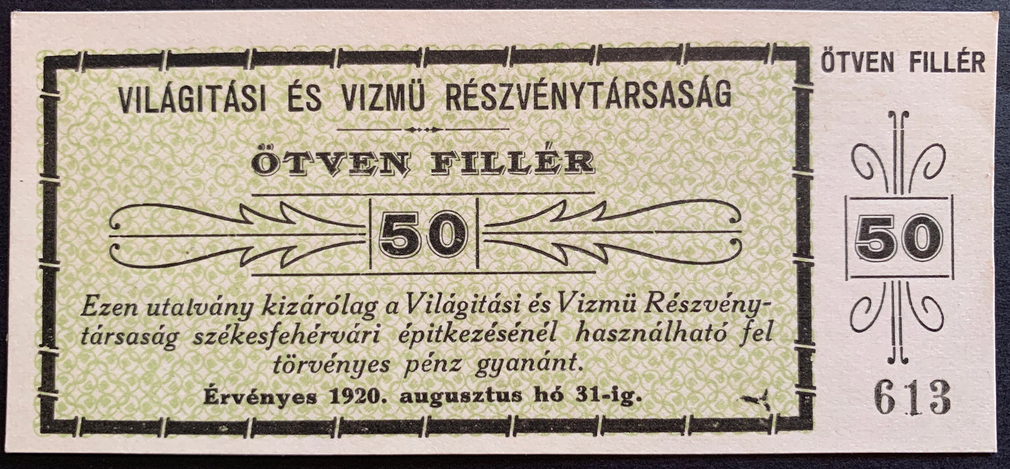 Hungary Local Voucher Set (Székesfehérvár)