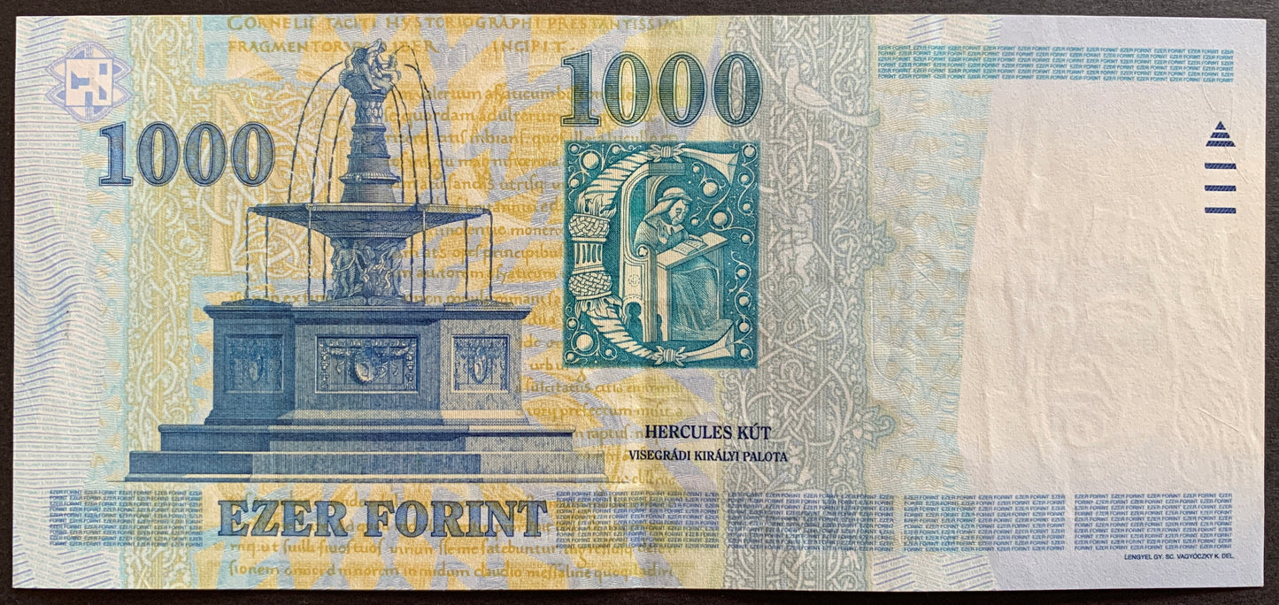 Hungary 1000 Forint 1998 P-180a XF