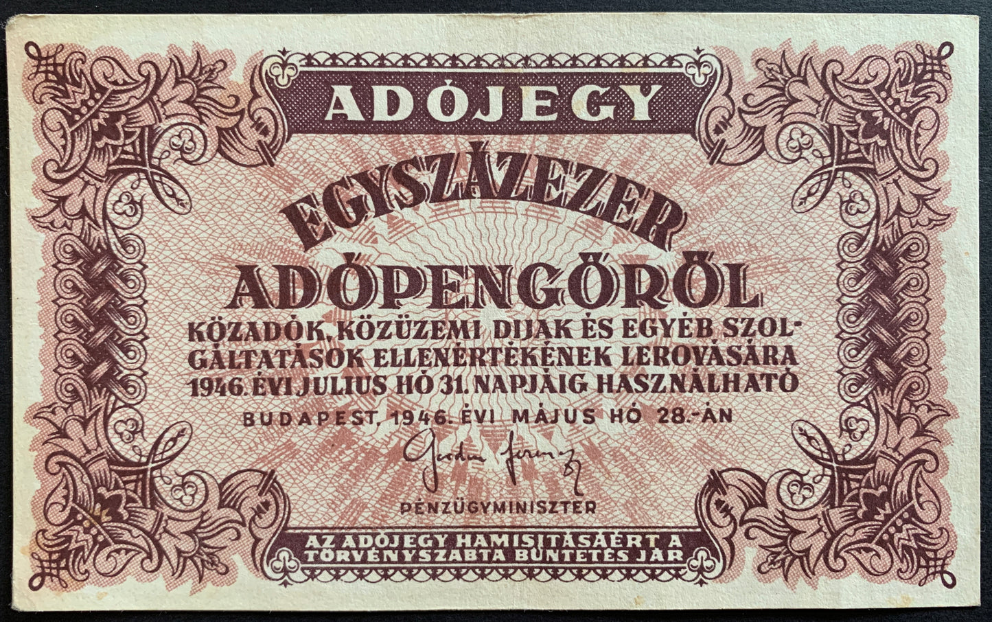 Hungarian Adópengő Set