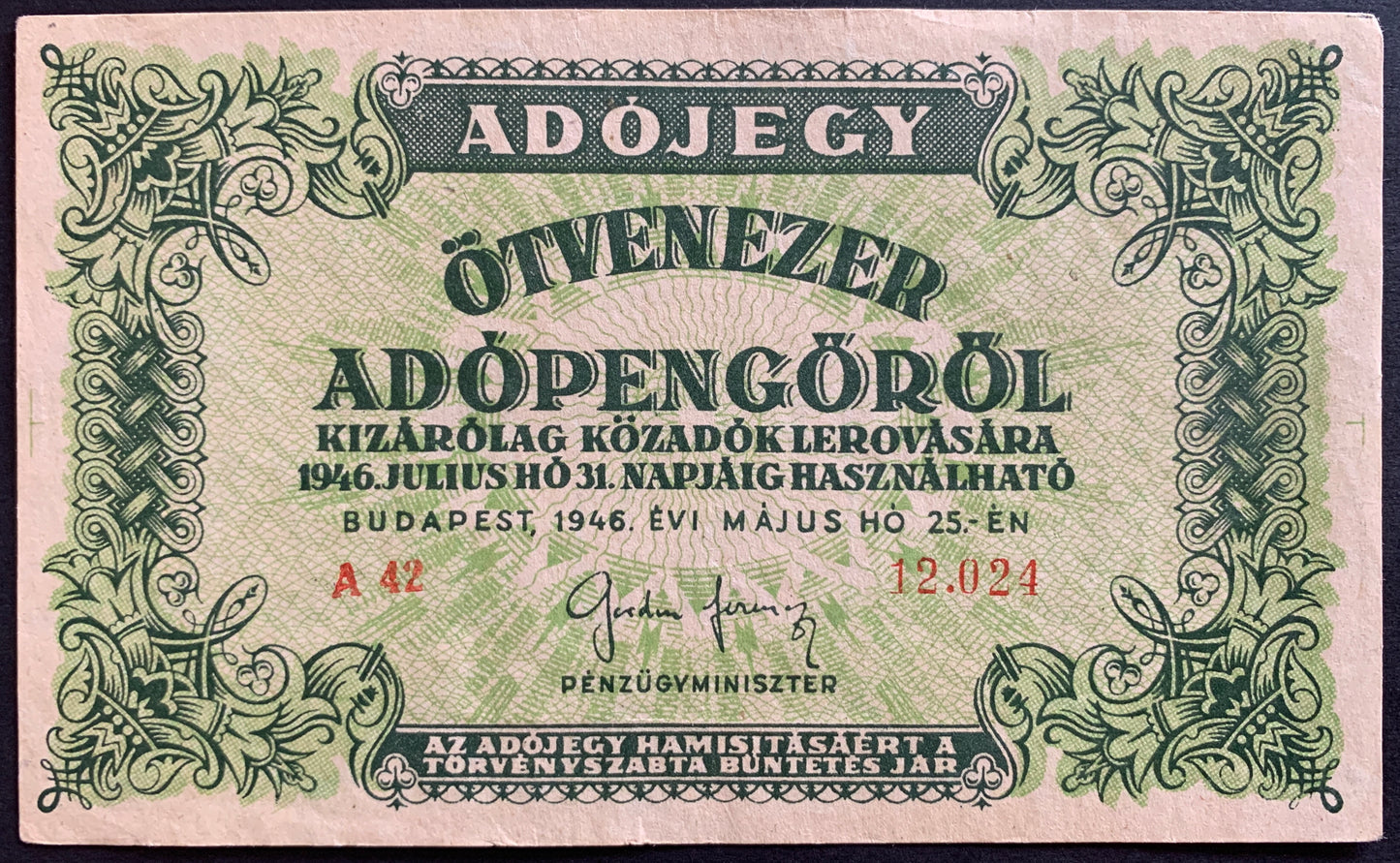 Hungarian Adópengő Set