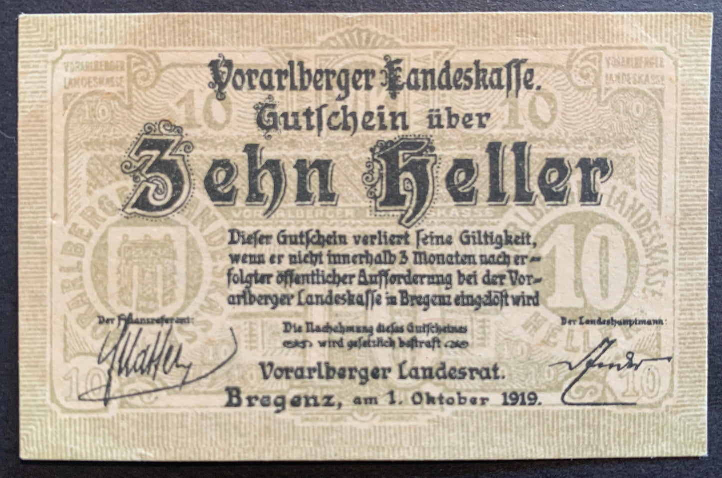 Austria, Vorarlberg Heller Set