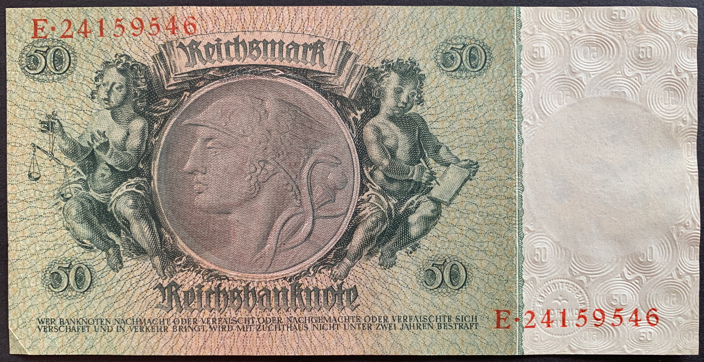 Germany 50 Reichsmark 1933 P-182 EF+