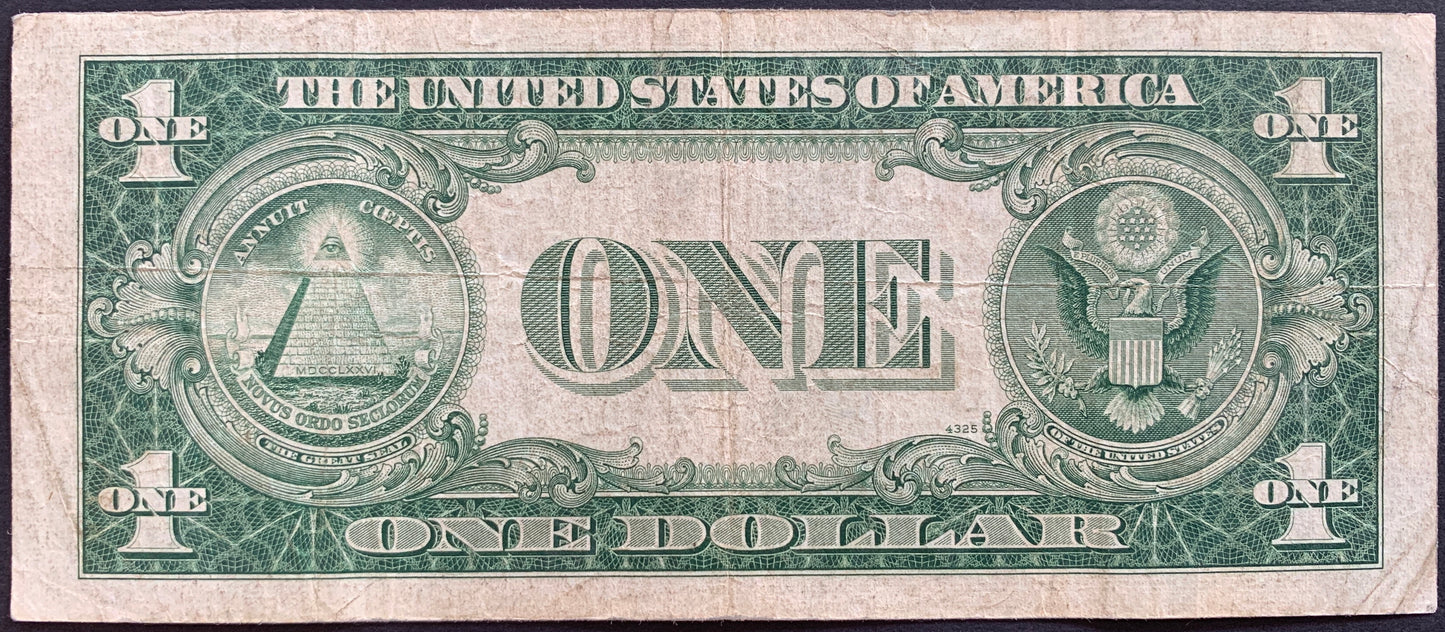United States 1 Dollar Silver Certificate 1935 C series P-416c american dollar bill banknote